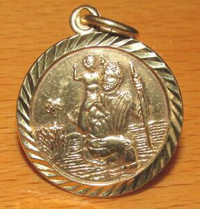 yzlbNX@CG[S[hZgNXgt@[Ehy_gsecondhand 9ct yellow gold stchristopher round pendant 37g