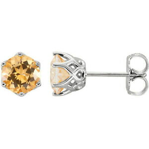 �y���������z�l�b�N���X�@�g�p�[�Yk�z���C�g�S�[���h�C�������Ohoney topaz earrings in 14k white gold
