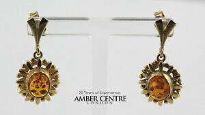 �y���������z�l�b�N���X�@9ct�C�A�����Oge0283 rrp260�C�^���A�h�C�c�o���gitalian made german baltic amber in 9ct gold drop earrings ge0283 rrp260
