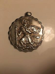 yzlbNX@QINCFZwr[Vo[ZgNXgt@[y_ggeorg jensen heavy silver double sided st christopher pendant 1973, 33,g, 4cms