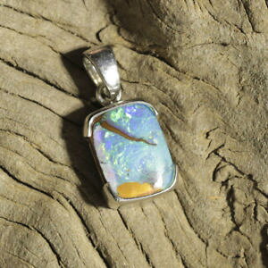 �y���������z�l�b�N���X�@�I�p�[���V���o�[�y���_���g�y�� listingaustralian gem opal silver pendants pen00321