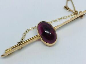 yzlbNX@S[hK[lbgLuu[`large garnet cab brooch in 18ct gold