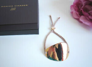 �y���������z�l�b�N���X�@�u���X���b�g���[�Y�S�[���h listingmonica vinader nura large friendship bracelet rose gold vermeil rrp175