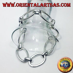 �y���������z�l�b�N���X�@�V���o�[�u���X���b�g�����Osilver 925 bracelet �� to rings ovals