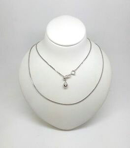 �y���������z�l�b�N���X�@�z���C�g�S�[���h�`�F�[���h��miran 150639 18k 750 white gold foxtail chain 50cm 19g rrp 299