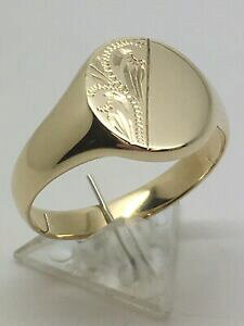 �y���������z�l�b�N���X�@�g�C��9ct�C�F���[�S�[���h�T�C�Yv562�O����250gents 9ct yellow gold signet ring size v total weight 562 grams value 250
