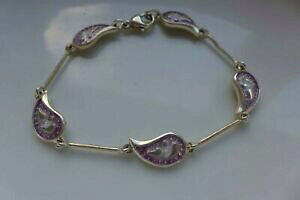 �y���������z�l�b�N���X�@�y�C�Y���[���[�t�u���X���b�g�� listingsheila fleet orkney paisley leaf bracelet rrp 254