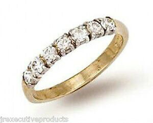 yzlbNX@OCG[S[hOfB[XOeternity ring yellow gold half eternity ring ladies anniversary ring hallmarked
