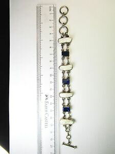 �y���������z�l�b�N���X�@�r���e�[�W�Z���gvintage 925 st silver line braclet with cz amp; mother of pearl