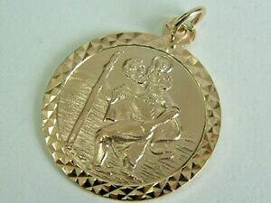 yzlbNX@\bhCG[S[hEhZgNXgt@[y_gsolid 9ct yellow gold religious 1970s round st christopher pendant