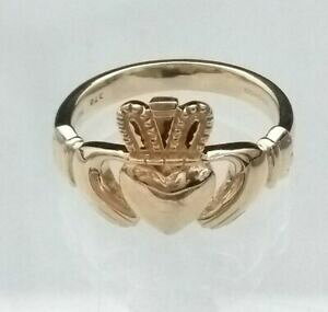 �y���������z�l�b�N���X�@9ct�A�C�������hcladdagh cladah�_�u����genuine 9ct gold irish claddagh cladah hallmarked dublin not filled or plated