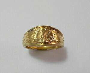 yzlbNX@\bhktCG[S[hTCYhtBOsmiling dolphin ring in solid14 kt yellow gold size 6
