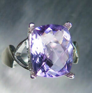 yzlbNX@Cgp[vAWXgVo[v`ikkS[hO44ct natural light purple amethyst 925 silver platinum 9ct 14k 18k gold ring