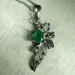 yzlbNX@GhTt@CAkk`F[zCgS[hy_gnatural emerald amp; sapphires 9ct 14k 18k yellow white gold pendant with chain