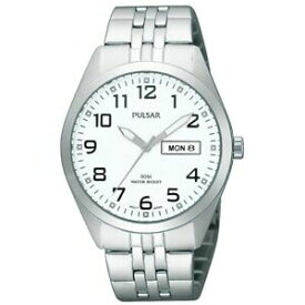 【送料無料】　腕時計　パルサートイレステンレスpv3005x1pnppulsar gents stainless steel watch pv3005x1pnp