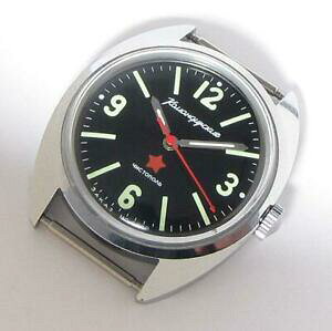 �y���������z�@�r���v�@���H�X�g�[�N�\�r�G�g�\vostok komandirskie military soviet wristwatch zakaz mo ussr ministry of defence