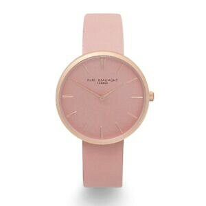 �y���������z�@�r���v�@�C�[���{�[�����ghampstead�s���Nelie beaumont, hampstead pink leather watch,
