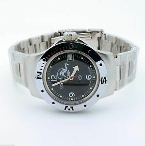 �y���������z�@�r���v�@�{�X�g�[�Nanfibio reloj 060634 militar automatico ruso�X�L���[�o�_�C�o�[nuevovostok anfibio reloj 060634 militar automtico ruso scuba du