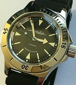 �y���������z�@�r���v�@vostokamphibia���V�A�_�C�o�[200m120512 vostok amphibia automatic watch russian diver 200m 120512