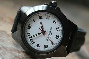 �y���������z�@�r���v�@�{�X�g�[�Nkomandirsky���V�A646578vostok komandirsky auto russian military wrist watch 646578