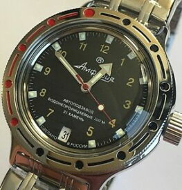 【送料無料】　腕時計　200mamphibianボストークロシアダイバー420270 amphibian vostok russian diver watch automatic 200 m 420270