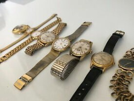 【送料無料】　腕時計　ヴィンテージスイスeight vintage swiss and others wristwatch working