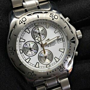 �y���������z�@�r���v�@�X�`�[���N���m�J�����_�[�E�H�b�`lotus steel 14006 chrono cronograph calendar watch nos 39 mm