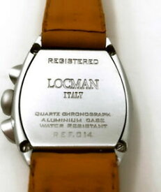 【送料無料】　腕時計　イタリアクロノクォーツウォッチアルミケースlocman italy chrono watch quartz ref 014 aluminium case water resistant