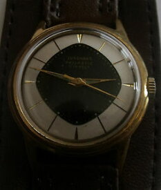 【送料無料】　腕時計　very rarejunghanstrilasticgold plated germany wrist watch mens very rarejunghanstrilasticgold plated germany wrist watch m