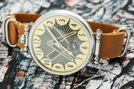 【送料無料】　腕時計　ソビエトロシアメイソンソスケルトンlarge ussr russian wristwatch molniya molnija masonic mason ussr skeleton