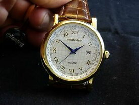 【送料無料】　腕時計　トーンケース pancifistar quartz watch gold tone case good looking watch