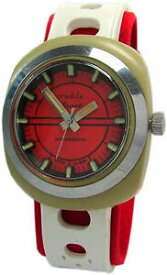 【送料無料】　腕時計　umf ruhla gdrプラスティークプラスティークmontreブラン24umf ruhla gdr tropicalized plastique plastiques montre blanc rouge calibre 24