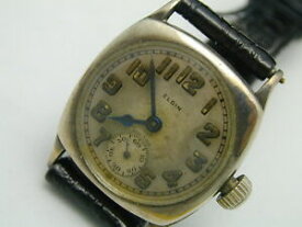 【送料無料】　腕時計　ww1 era military solid sterlingmans wristwatch at 3831 mm gww1 era military solid sterling silver mans wrist watch at 383