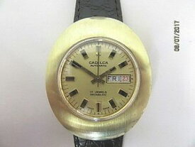 【送料無料】　腕時計　ステンレススチール1970s cadilca gold plated stainless steel automatic day date wrist watch
