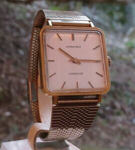 �y���������z�@�r���v�@�N���V�b�N�R���N�V���������Yclassic collection of great longines the conquest with mechnical movement mens