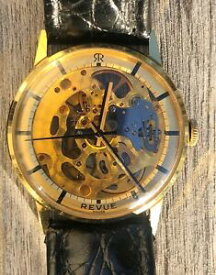 【送料無料】　腕時計　スケルトンビンテージrevue skeleton vintage