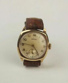【送料無料】　腕時計　トイレ9ctゴールドgents 9ct gold vertex wristwatch