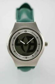【送料無料】　腕時計　チックゴムrelic watch big tic for men silver stainless water resistant green rubber