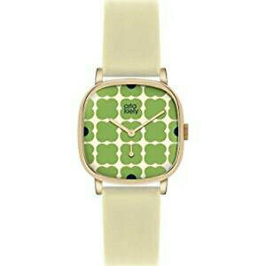 �y���������z�@�r���v�@���U�[�X�g���b�v�E�H�b�`orla kiely cecilia women watch with leather strap ok2058x oknp