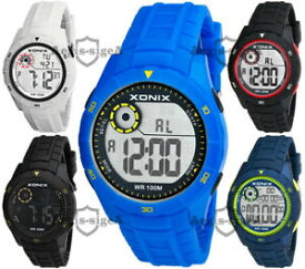 【送料無料】　腕時計　メンズデジタルストップウォッチメートルmens wristwatch xonix digital stopwatch light date wr100m