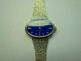 【送料無料】　腕時計　デザインビンテージレディースステンレススチールメッキdesign vintage ladies wristwatch kinzle life 1970er stainless steel plated