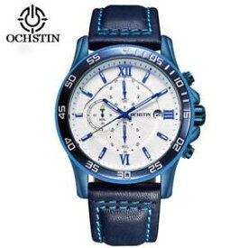 【送料無料】　腕時計　ブランドレザークロノグラフスポーツウォッチmen quartz wrist watch luxury brand leather chronograph sport military watches