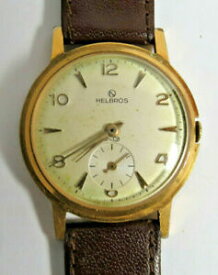 【送料無料】　腕時計　ビンテージメンズフランスvintage helbros mens made in france 7j winding wristwatch runs