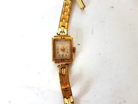 【送料無料】　腕時計　ビンテージソレディースミニミクロンvintage ussr ladies wrist watch luch mini gold plated 10 microns 1960s