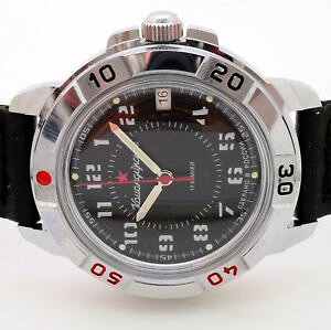 �y���������z�@�r���v�@���V�A���H�X�g�[�N��russian vostok 431186 military wrist watch komandirskie brand
