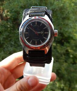 �y���������z�@�r���v�@�\�r�G�g���V�A���H�X�g�[�Nussr russian vostok wostok komandirskie amphibia watch, military, antimagnetic