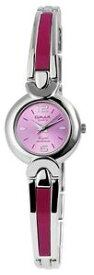 【送料無料】　腕時計　クォーツピンクシルバーアナログウォッチメタルomax womens quartz watch pink silver analogue metal wristwatch w60463612547500