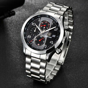 �y���������z�@�r���v�@�X�|�[�c�N���m�O���t�t�@�b�V���������Y�u�����hbenyar sport chronograph fashion watches mens waterproof luxury brand quartz