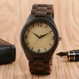 【送料無料】　腕時計　ウォッチhandmade creative bamboo wooden watch