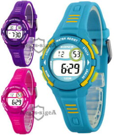 【送料無料】　腕時計　デジタルアラームクロノタイマーxonix id wr100m kids girls digital watch alarm, chrono, timer hq